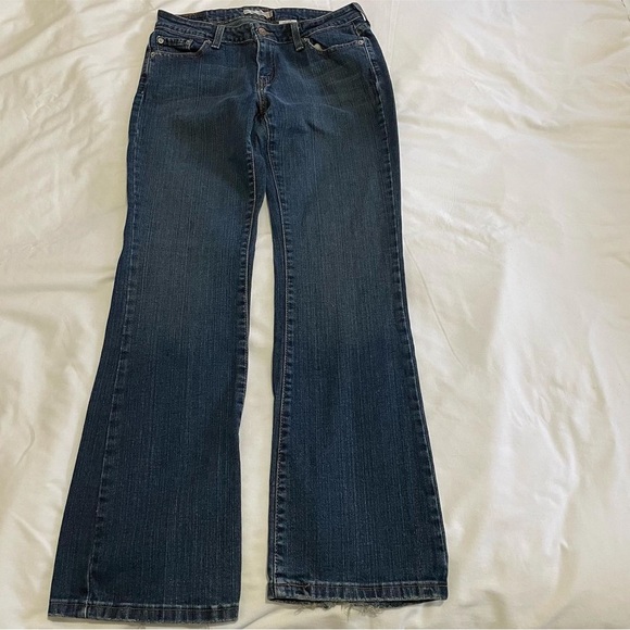 Vintage Levi's 545 Low Boot Cut distressed denim - Picture 2 of 5